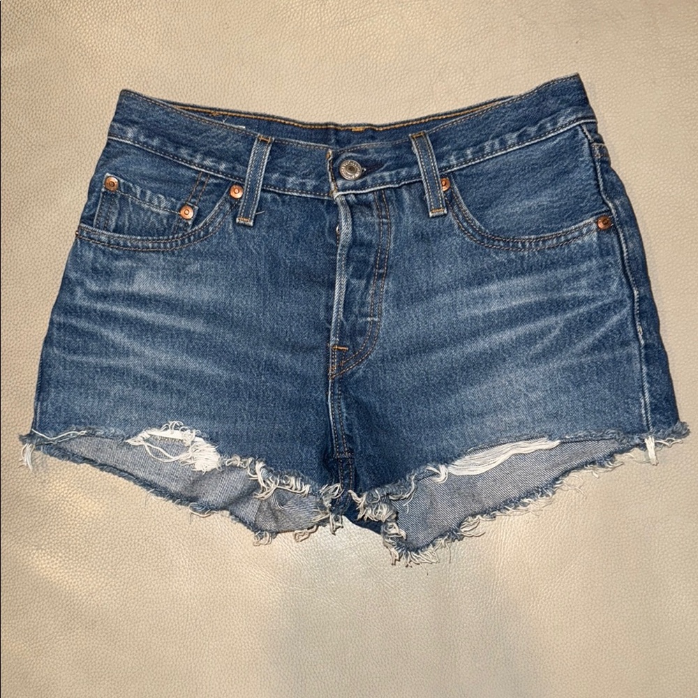 Levi's Denim Blue Women's Shorts
